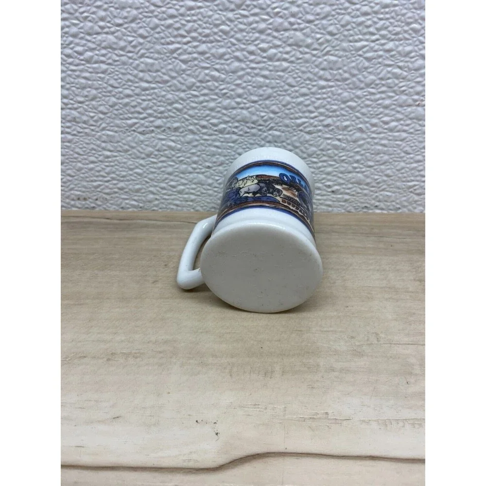 Vintage Oklahoma Ceramic Toothpick Holder Travel Souvenir